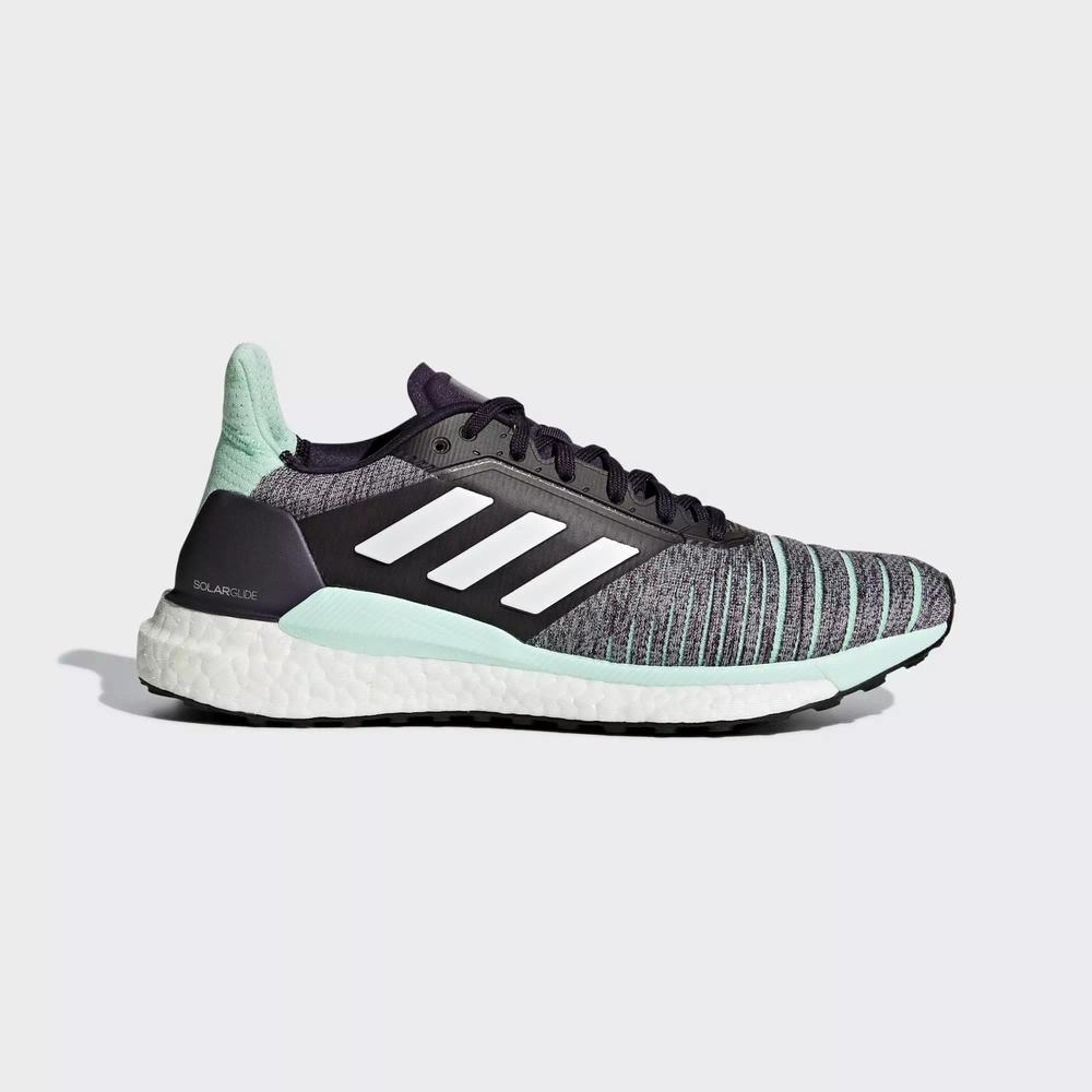Adidas Solar Glide Tenis Para Correr Morados Para Mujer (MX-65570)
